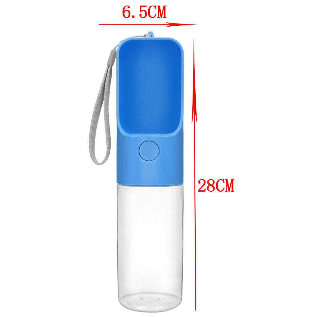 Portable Pet Drinking Cup Dog Cat Pet Water Feeder For Pet Dog Travel  Blue