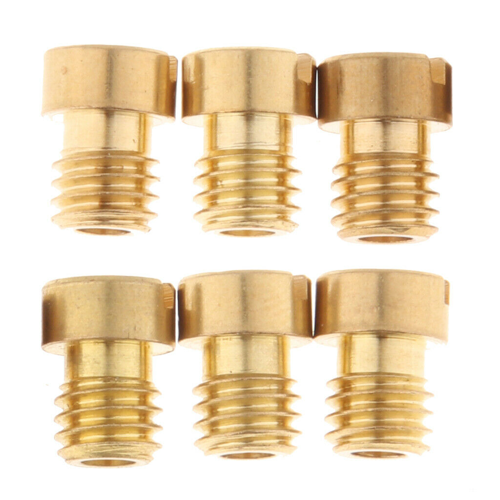 6 Pcs Main Jet Carburetor Main Jet For Pwk Oko Cvk 75.78.80.82.85.88