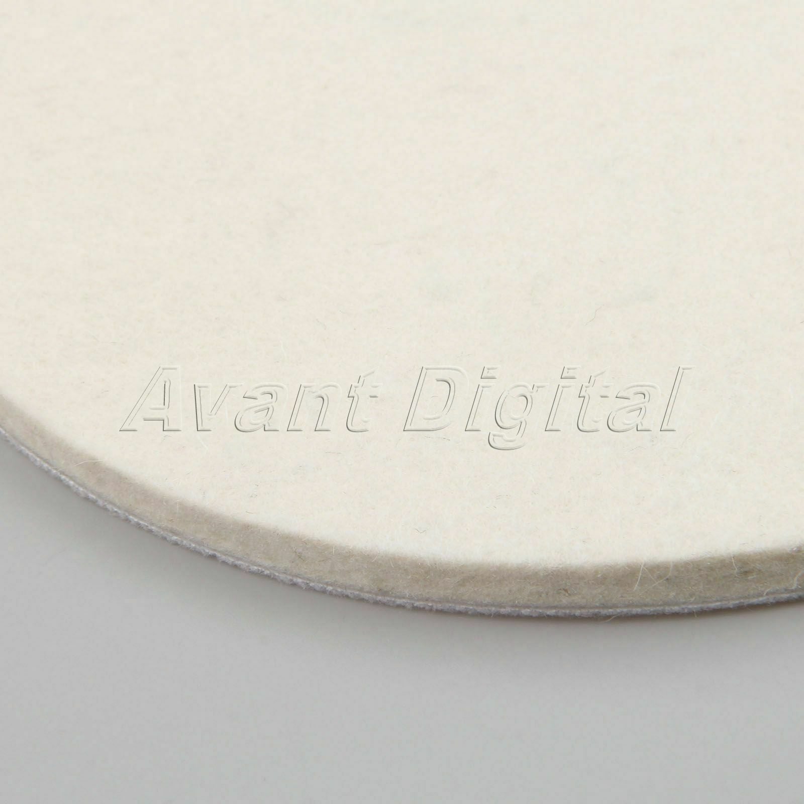 180mm 7" White Car Polishing Buffing Wheel Wool Felt Polisher Disc Pad Round