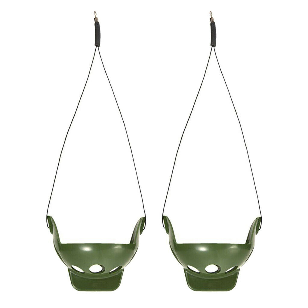 Set of 2 Bait Cage Feeder Tool Bait Cage Fishing Trap Basket Feeder Holder