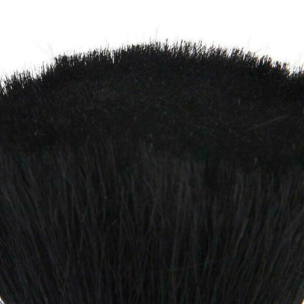 1Pcs Neck Duster Brush for Salon Stylist Barber Hair Cutting Make Up, Body-Black