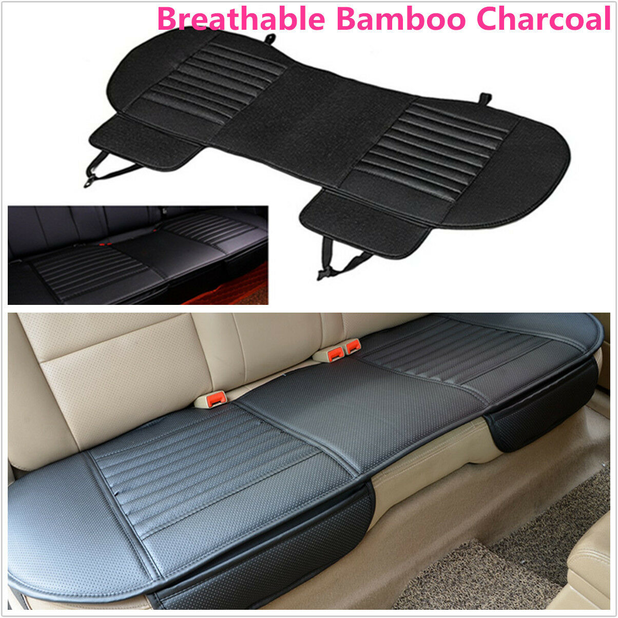 Universal Car Rear Seat Cover Breathable PU Leather Pad Mat Car Chair Cushion