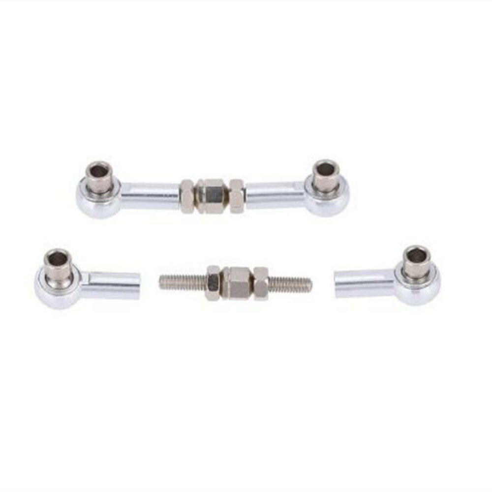 Aluminum Turnbuckle Rods Linkage Ends/Arms Sliver