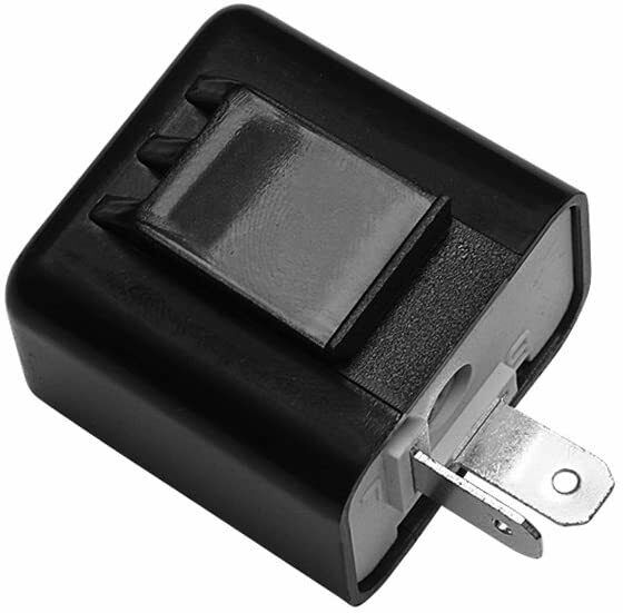 2 Pin Adjustable LED ABS Flasher Relay Turn Signal Fix Blinker Light Motorcycles