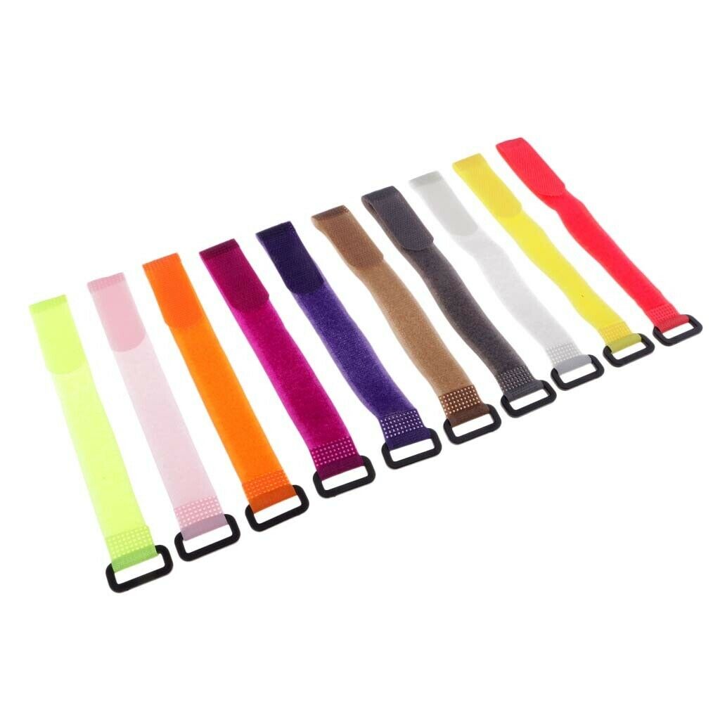10Pcs/Lot Fishing Rod Belt 20cm Rod Strap Ties Wrap Bundle Adjustable