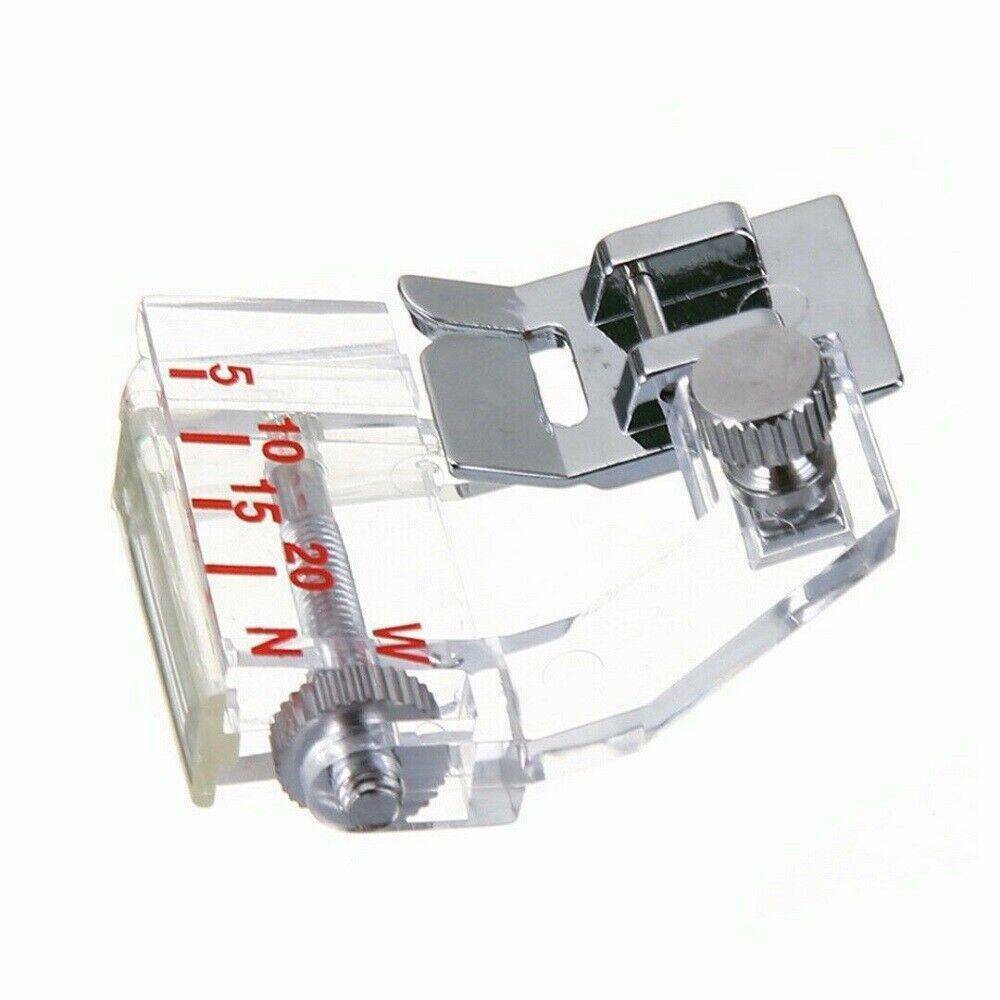 Home Adjustable Bias Binder Presser Foot Feet Adjust Edge for Sewing Machines.