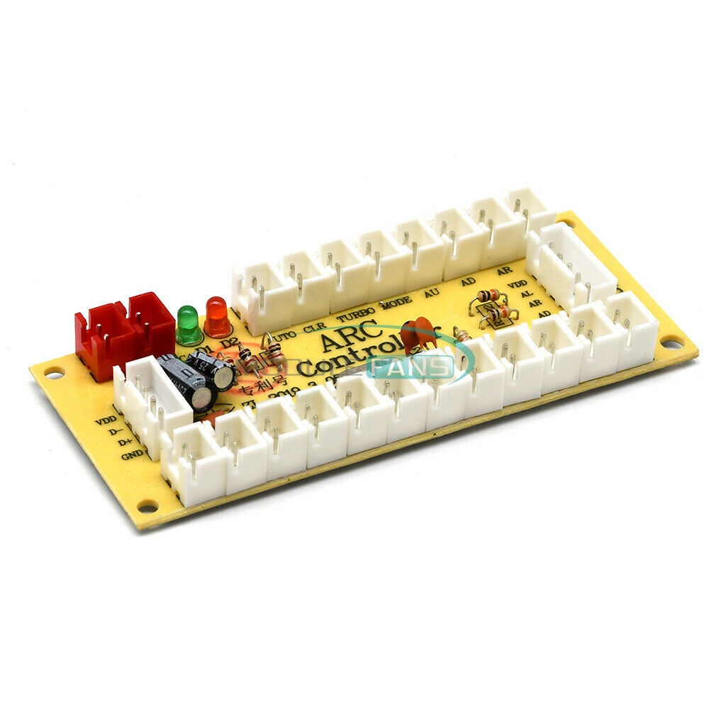 Zero NO Delay Arcade USB Encoder PC to joystick for MAME & Fight Stick Controls