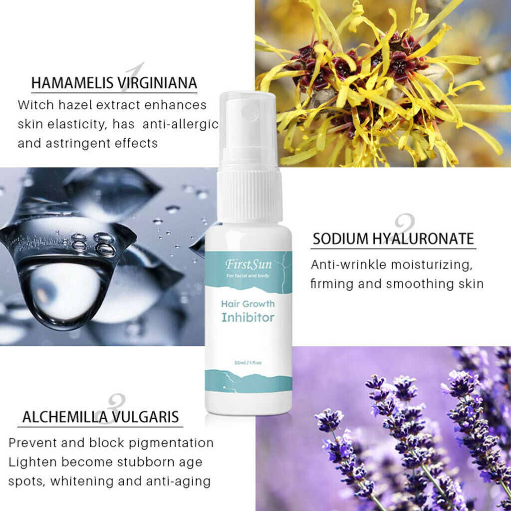 Mild Hair Growth Inhibitor Spray Mist Serum Underarm Slow Hair Growth 30ML