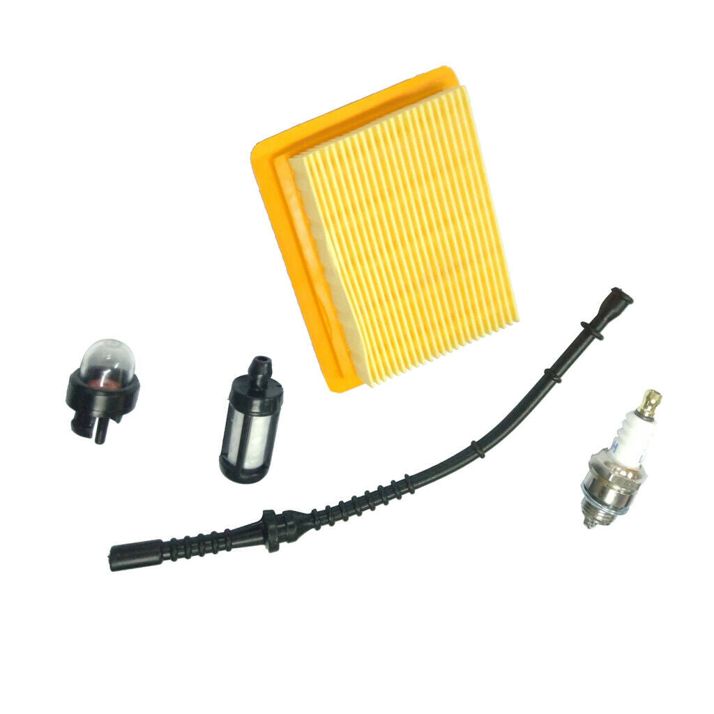New Air Filter Fuel Line Spark Plug Fit for STIHL FS120 FS200 FS250 Chainsaw