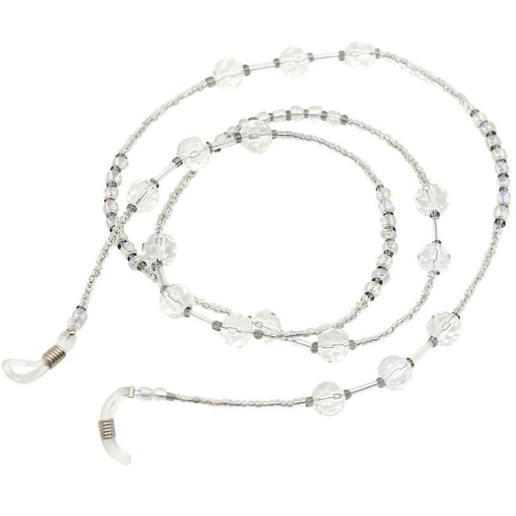 Multisize Transparent Beaded Eyeglasses Rope Beads Sunglasses Strap Holder