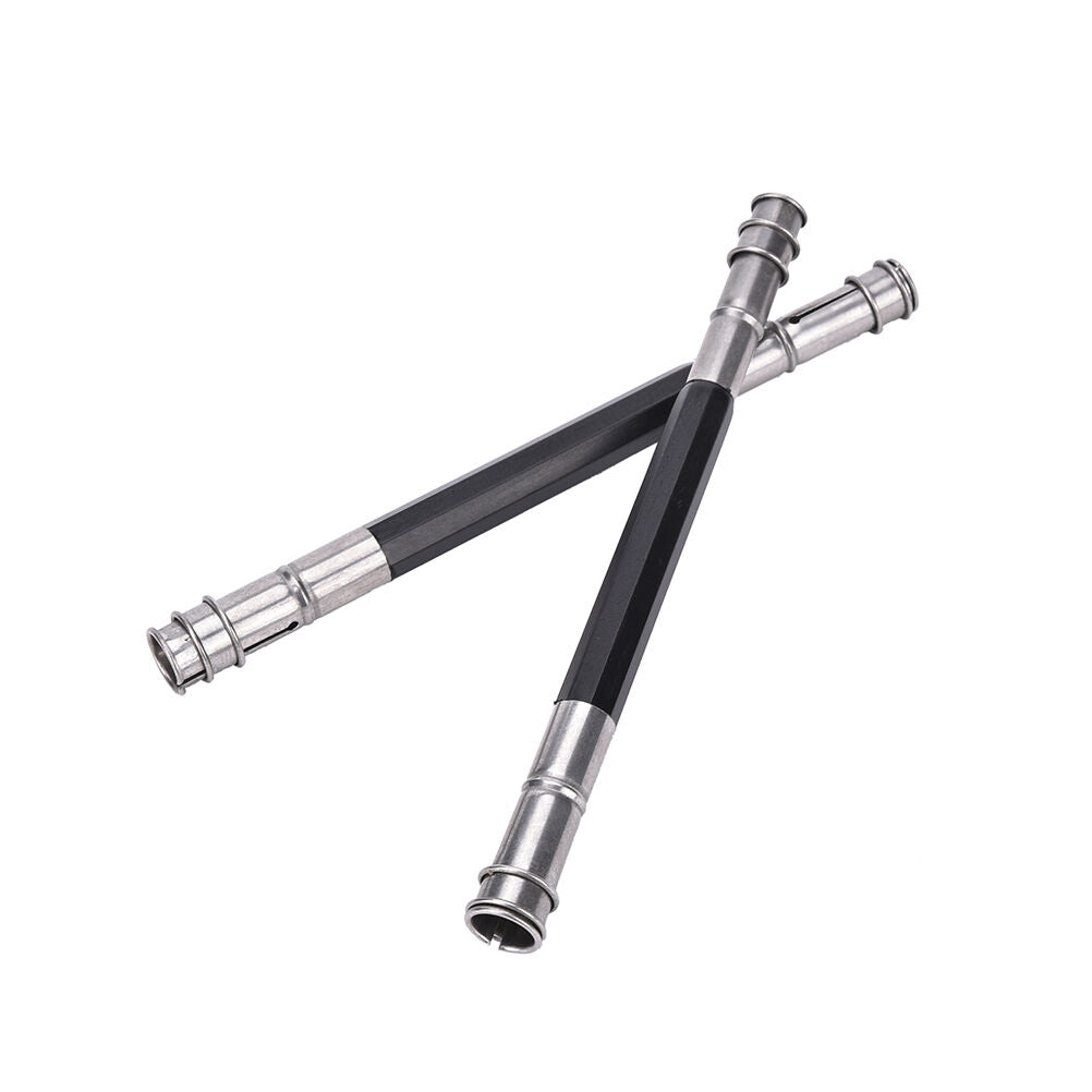 2x Head Pencil Extender Holder Art Writing School Hobby Tool Fountain Pe.l8