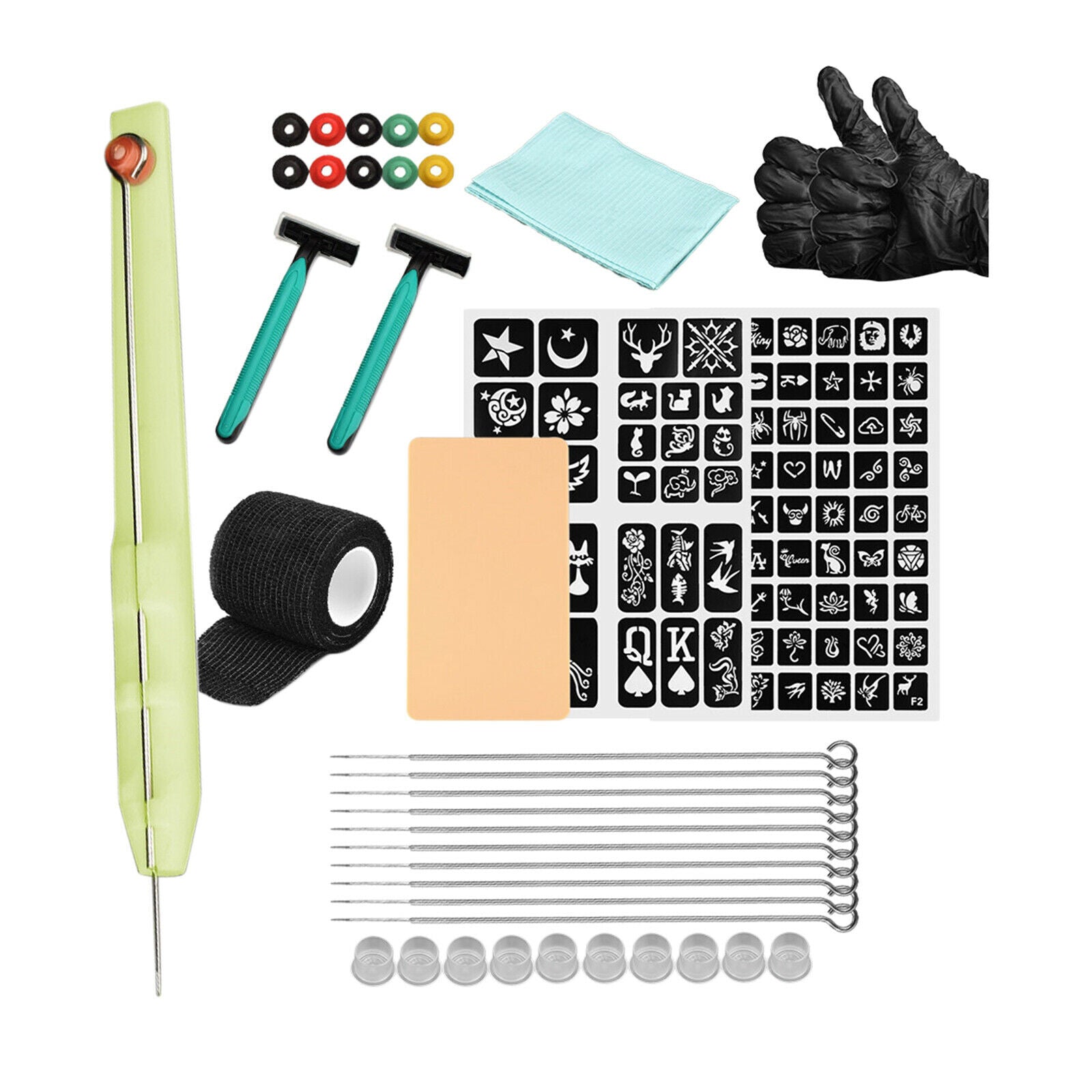 Durable Tattoo DIY Tools Home Hand Poke Pen Tattoo Pen Tattoo Accessories