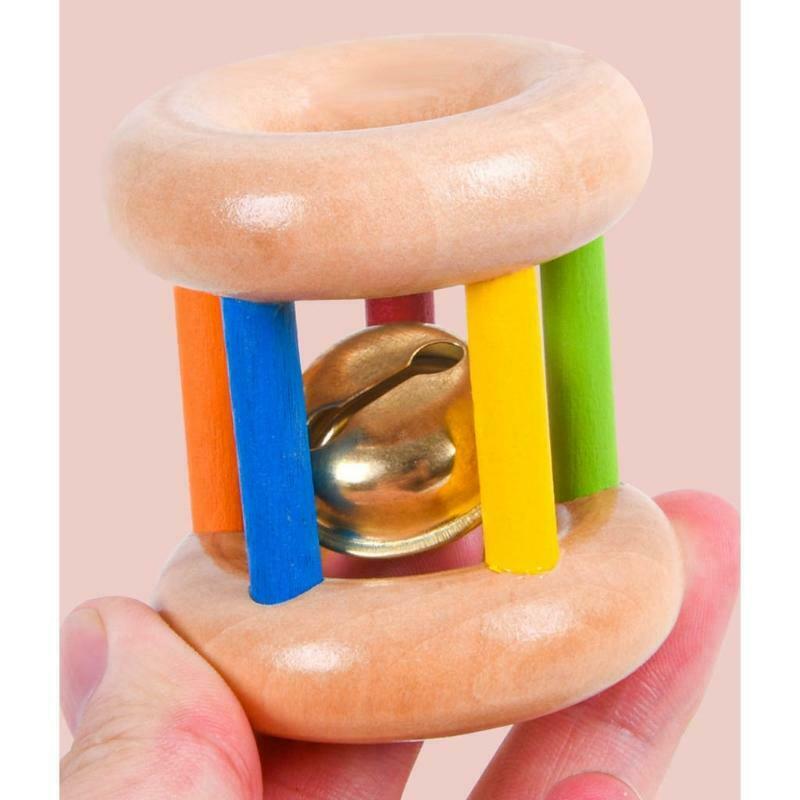 Baby Finger Training Bright Colorful Design Rotating Rattle Cartoon Water Toys