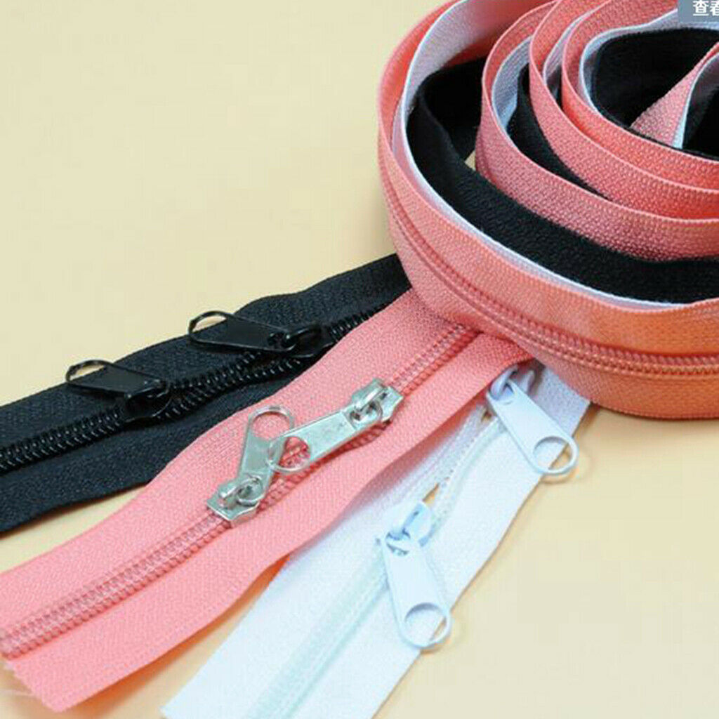 66 Mixed Zipper Repair Kit Zip Stops Sliders Spirals Instructions Sewing