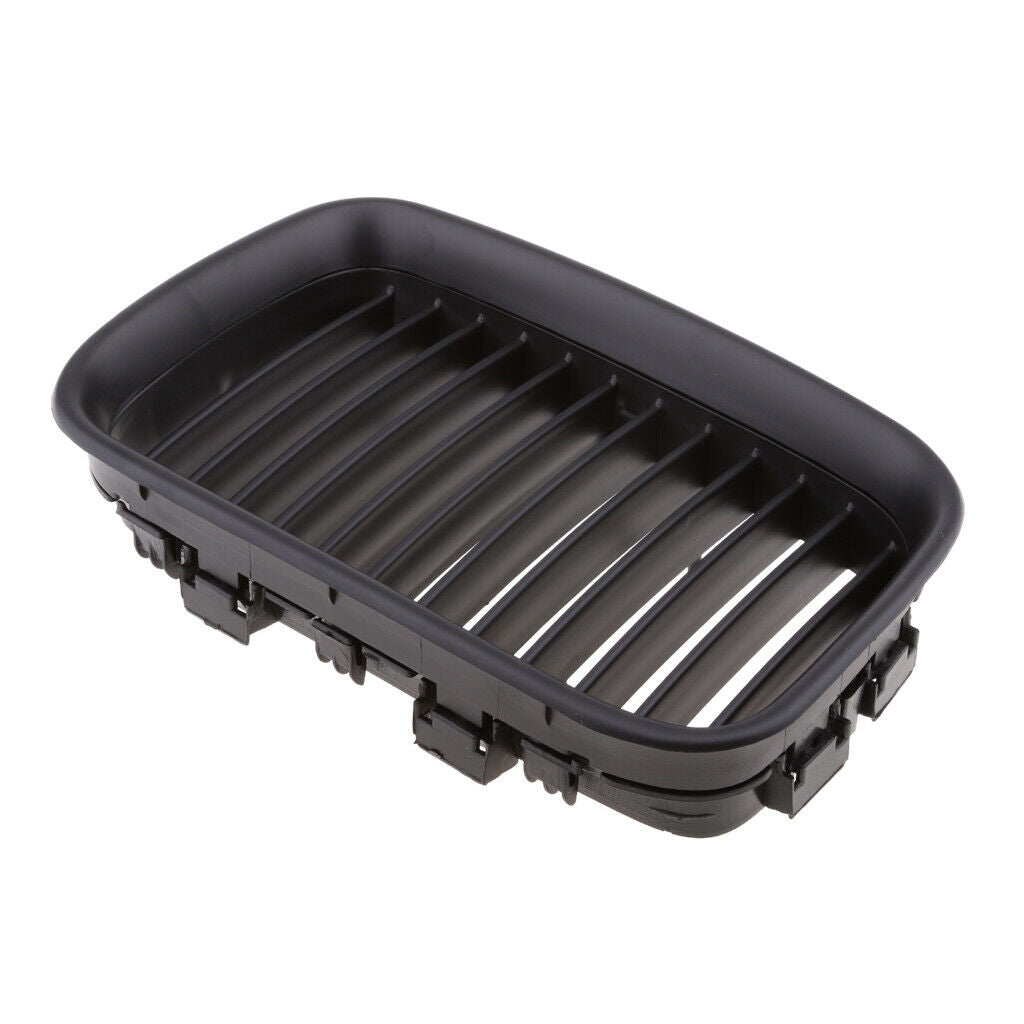 2 Pieces Sport Style Front Bumper Hood Grill Grilles For BMW E36 1992-1996
