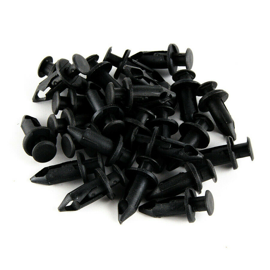 100pcs 8mm Plastic Fastener Rivets ATV UTV SSV Body Bumper Fender Clips