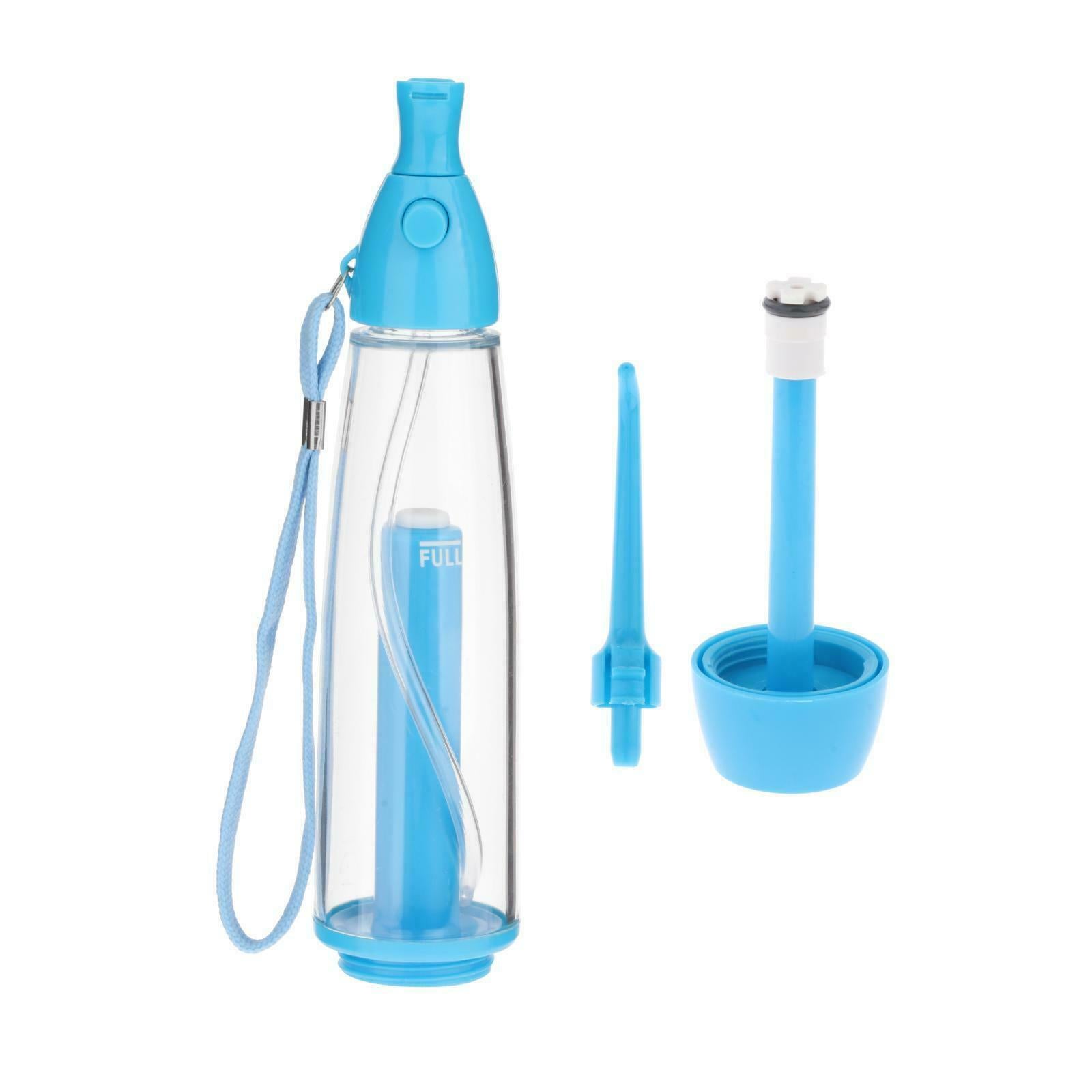 Cordless Manual Water Flosser 75ml Oral Irrigator Travel Teeth Cleaner