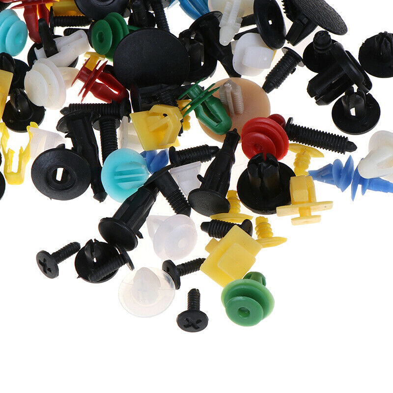 500Pcs Car auto mixed fastener clip bumper fender trim plastic rivet door paBDA