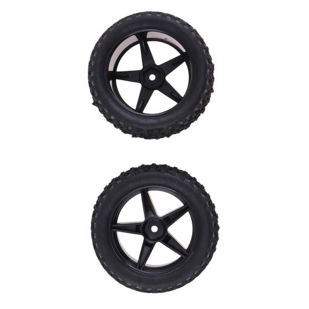 4 Pieces 1/10 Wheel Rim Tires for Hsp Redcat  hpi RC4WD AXIAL RC Car