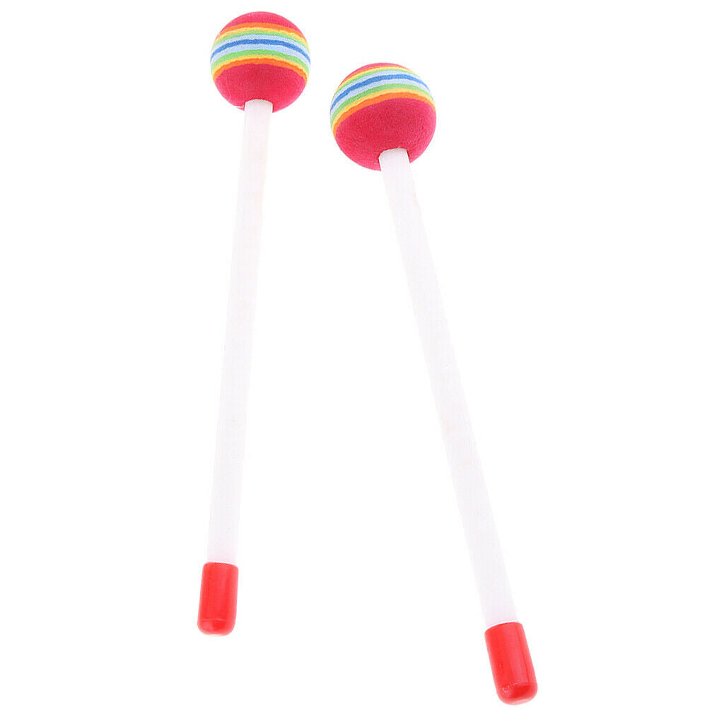 1 Pair Kids Children Hand Percussion Drum Sticks Learning Musical Toys