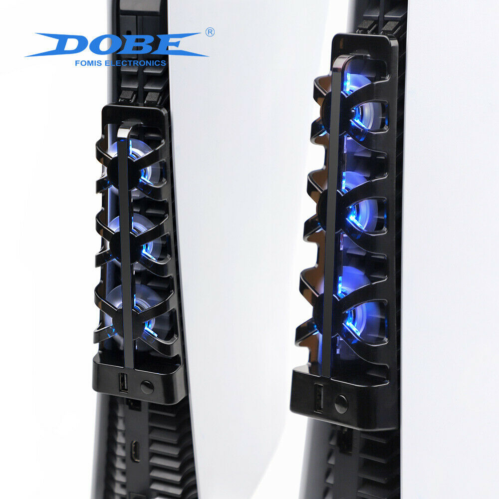 PS5 Digital Version Cooling Fan For PS5 PlayStation 5 Console Host Accessories
