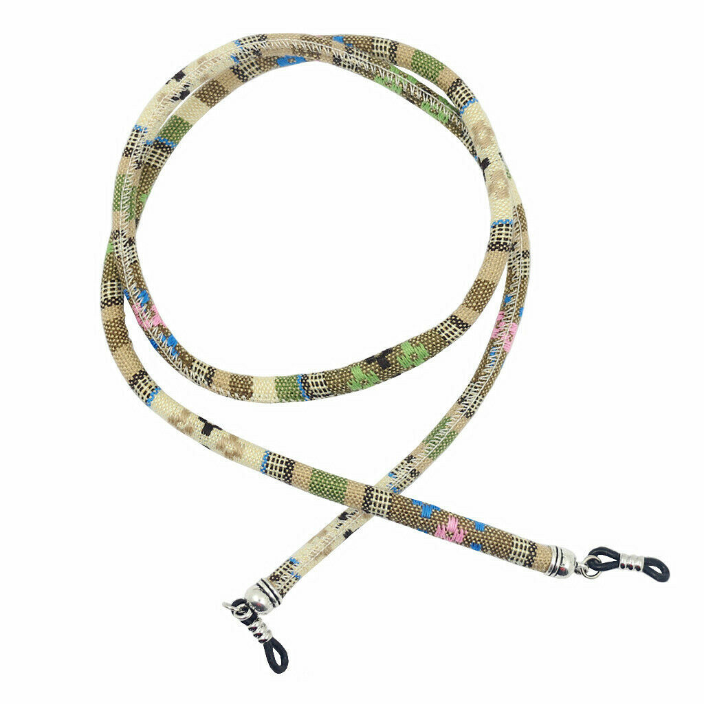4pcs Colorful Bohemian Reading Glasses Neck Cord Eyeglasses String Holder
