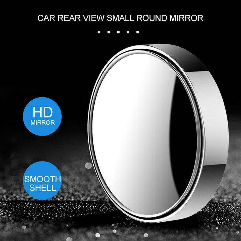 2 Pcs Universal 2" Wide Angle Convex Rear Side View Blind Spot Mirror for Car US