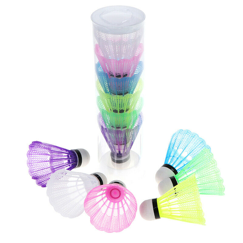 6pcs Colorful Badminton Balls Sport Training Train Shuttlecocks SupplilyJ.l8
