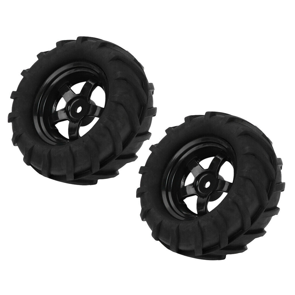 MagiDeal 1/16 Scale RC Car Rubber Wheels Tyre for RC Monster Bigfoot Truck