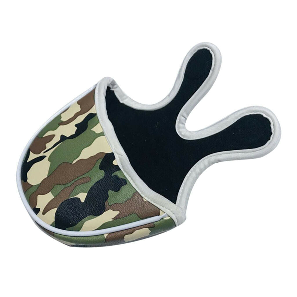 Golf Mallet Head Cover Semicircle Center Putter Headcover Protector Guards