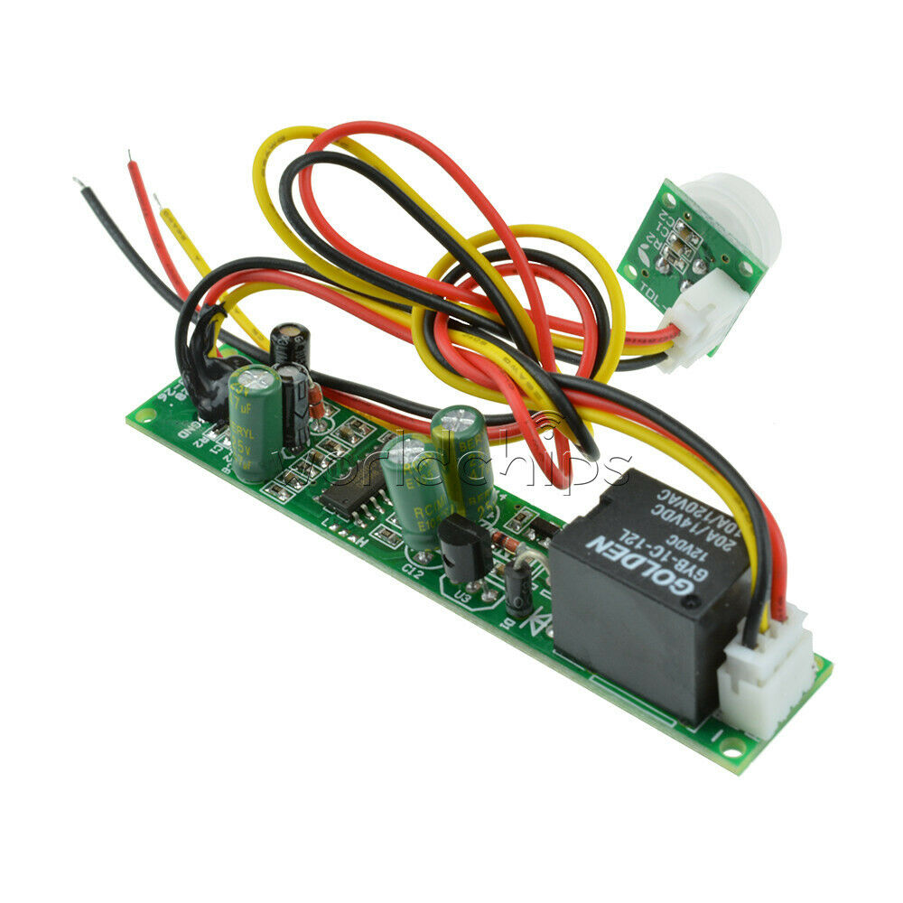 DC 12V 5A Useful IR Pyroelectric Infrared PIR Motion Sensor Detector Module