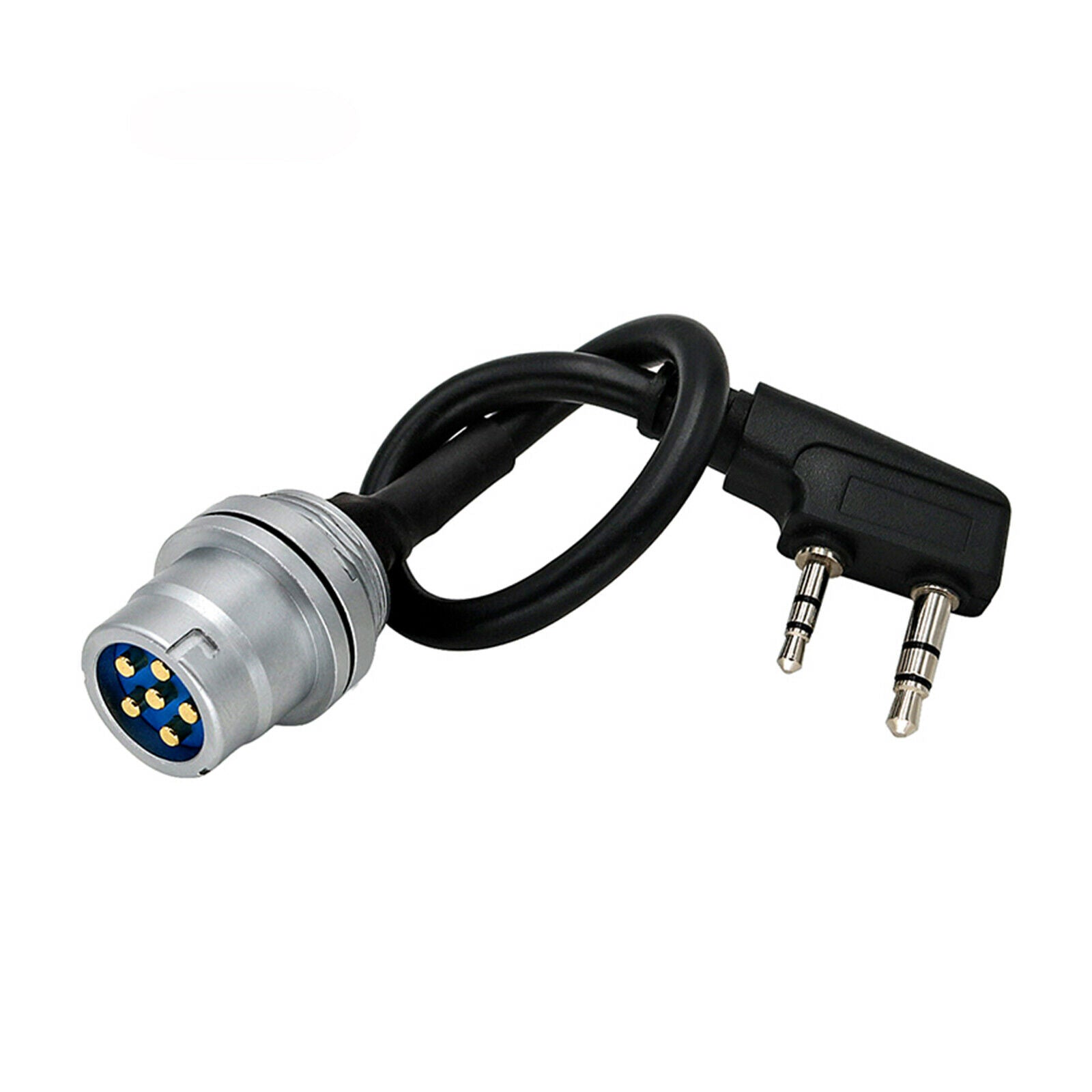 Plug to Kenwood Socket Adapter Cable for AN/PRC 148 152 152A Walkie-Talkie