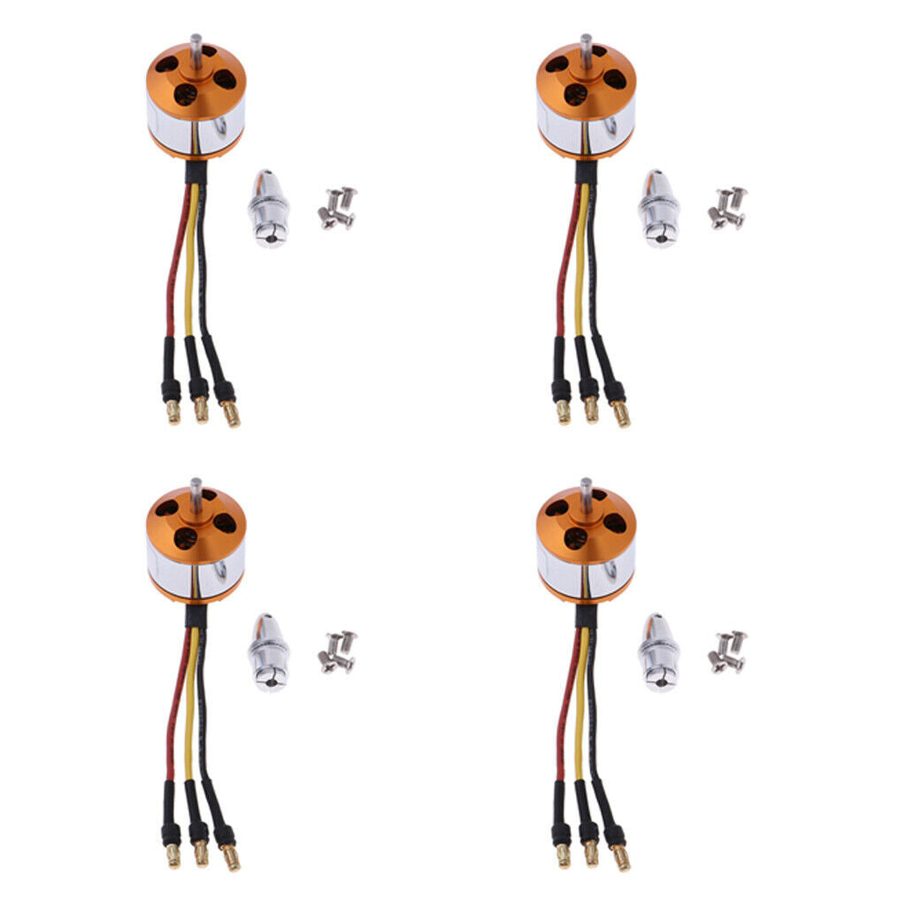 4 in 1 Golden Brushless Motor CW MT2212 2450KV RC Drone Motor for RC Drone
