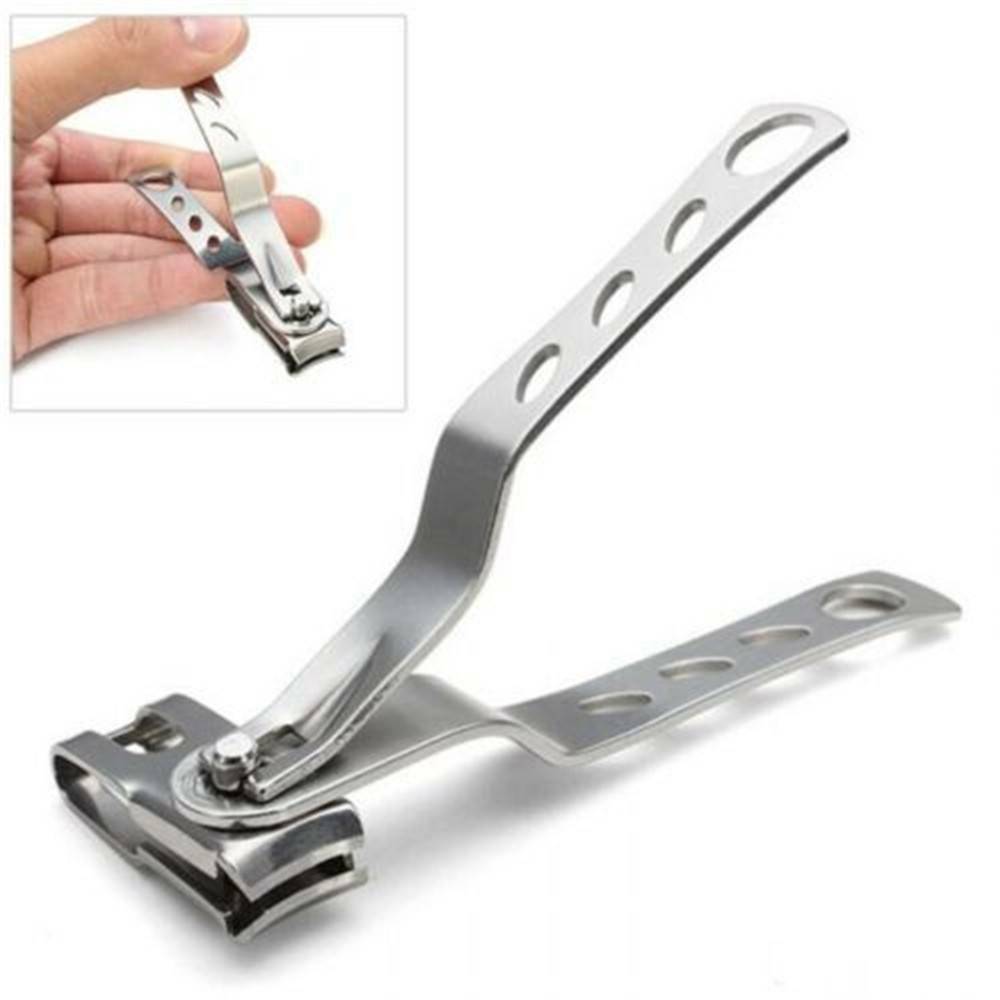 360Â° Stainless Rotary Finger Toe Nail Clipper Fingernail Manicure Cutter Tool 1X