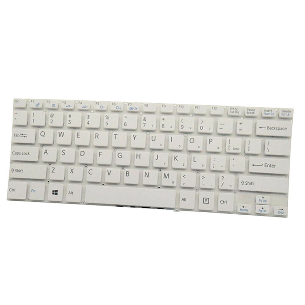 Pack Of 1 White English Keyboard For  SVF142A23T SVF14 SVF14E Laptop