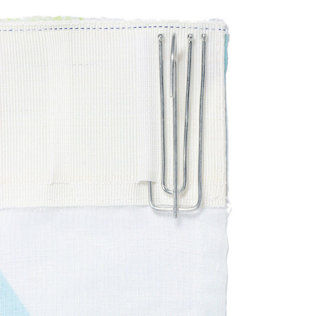 Modern Triangle Window Curtain Drape Screen Sheer Valance Voile Decor GRN