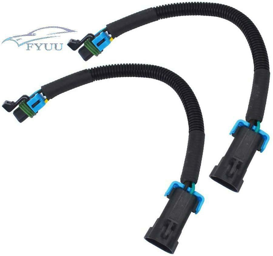 2pcs Oxygen O2 Sensor Header Extension Harness for 10-13 Camaro Corvette LS2/3/7