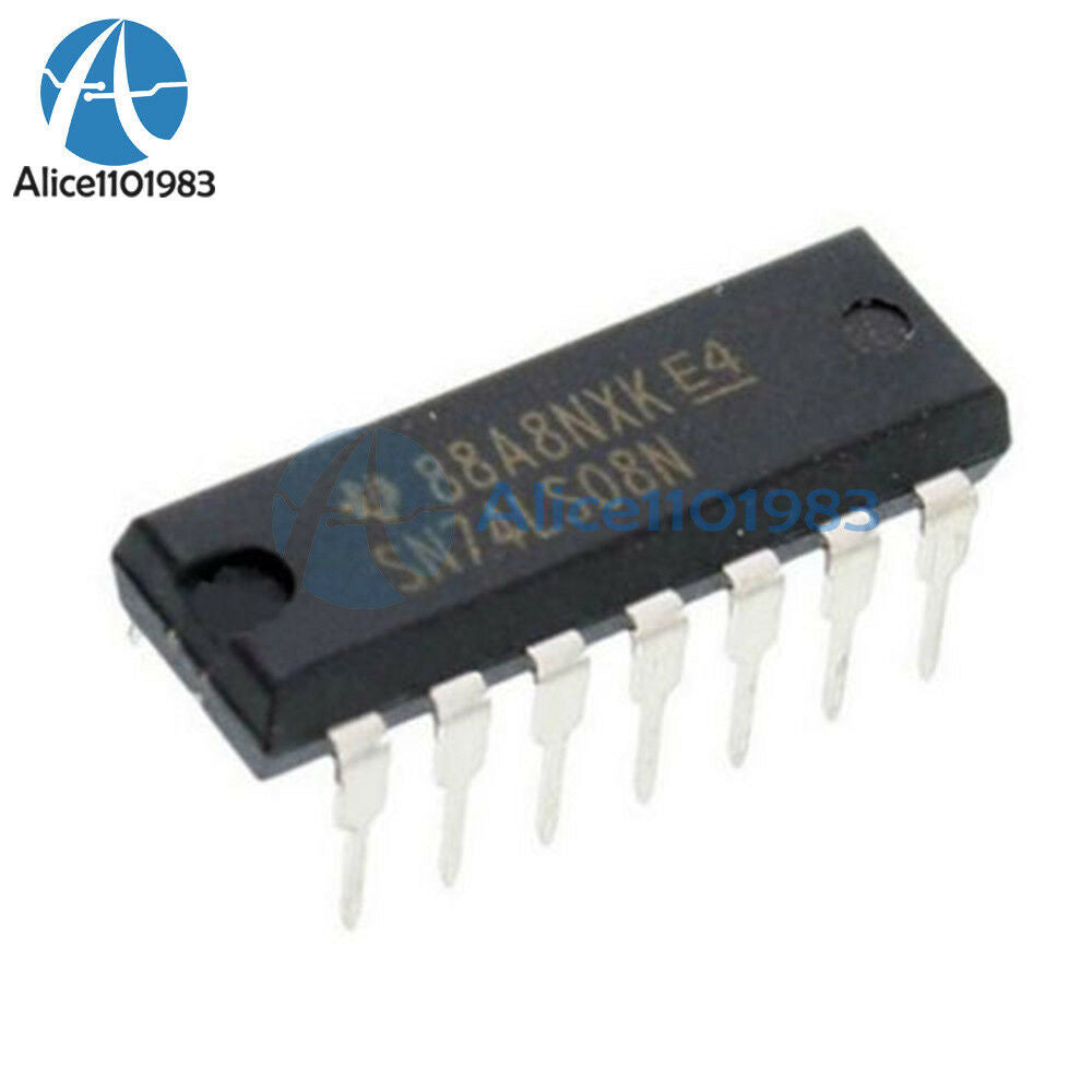 2PCS SN74LS08N 74LS08N 74LS08 TI IC GATE AND 4CH 2-INP 14-DIP