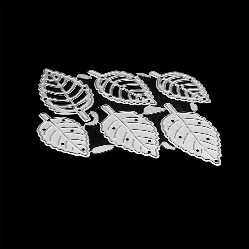6 PCS carbon steel cutting die leaves die cut scrapbooking album marking .l8