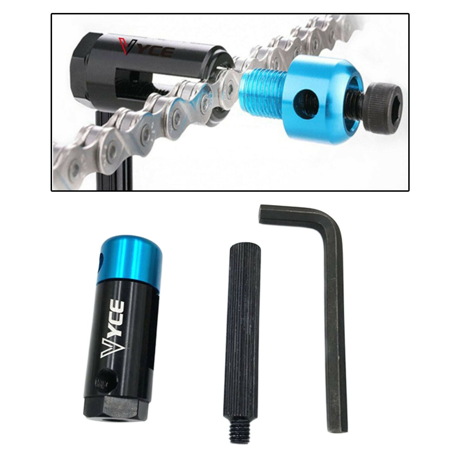 Mini Bike Chain Splitter Cutter Tool Quick Release Bicycle Link Pin Removal