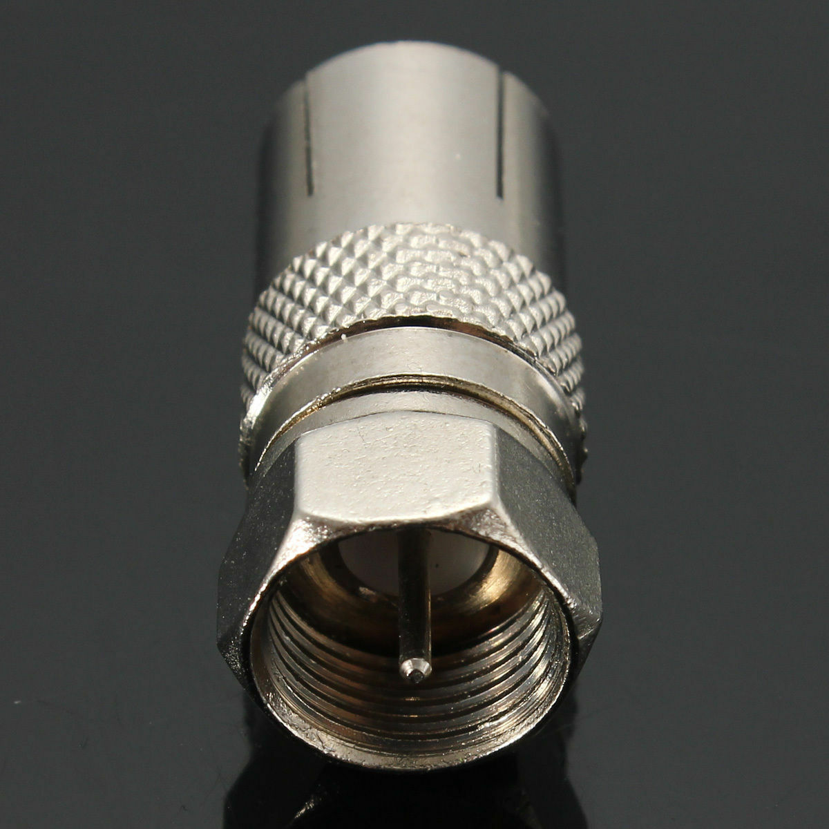 3x RF Female Socket to F Type Screw Male Plug Adapter Converter Coax TV Ariel BG