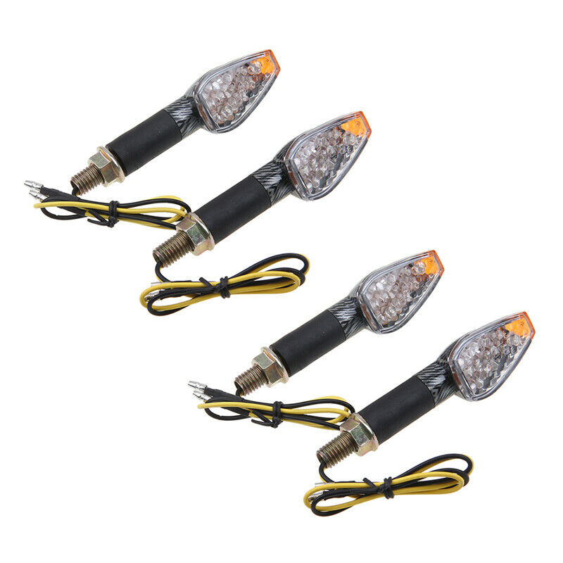 Motorcycle LED ABS Turn Signal Lights Indicators Blinker Universal For Kawasaki