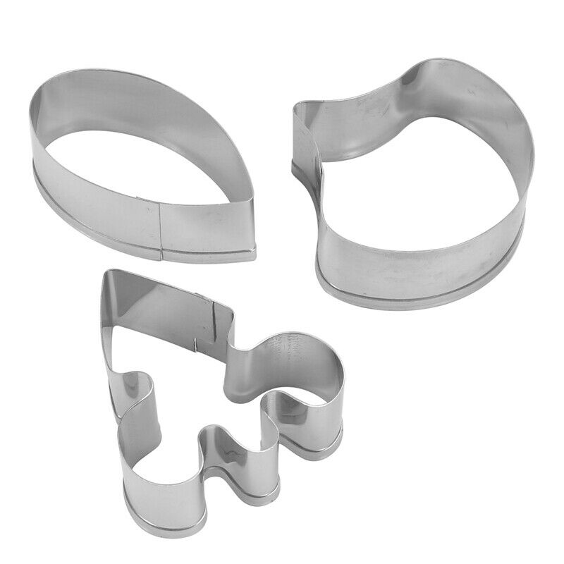 3pcs/set Butterfly Orchid Flower Petal Fondant Cake Mold Stainless steel CookiF2