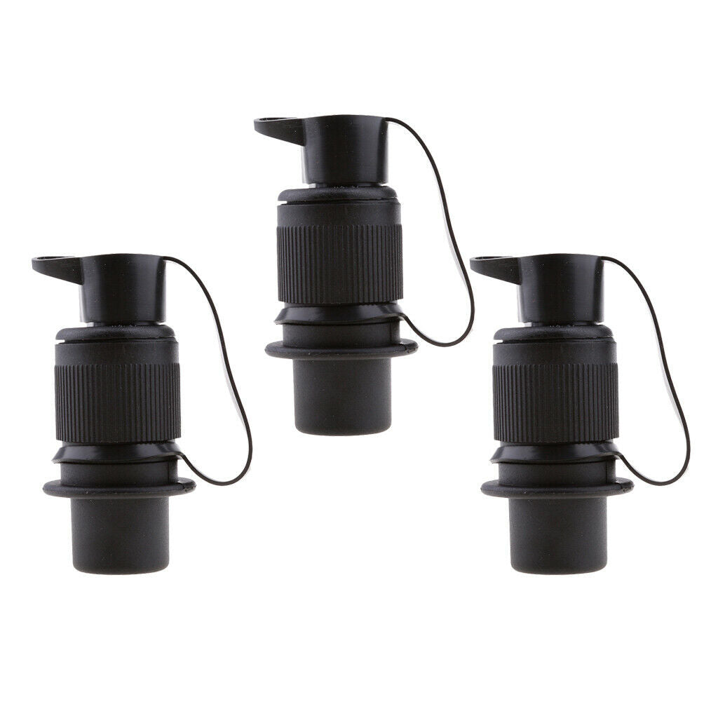 3 Piece Waterproof 3 Pin Electrical Connector Trailer Caravan RV Plug Socket