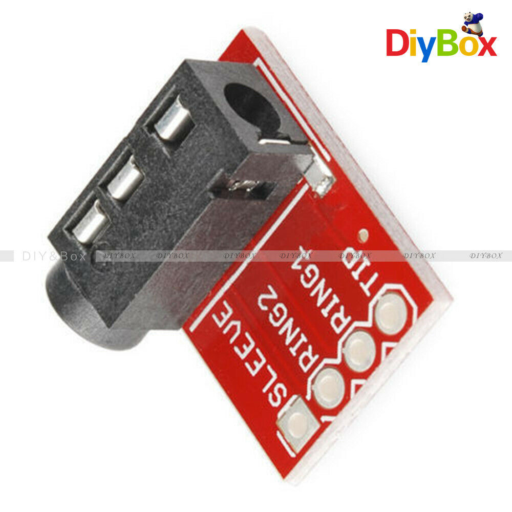 3.5mm Jack TRRS Breakout Headphone Video Audio MP3 Jack Professional