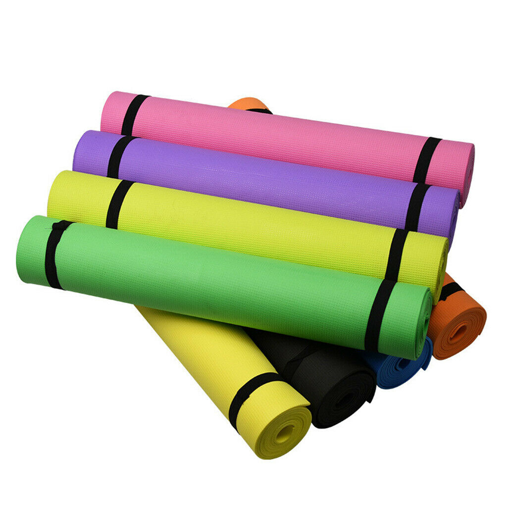 3x Non-Slip EVA Foam Waterproof Yoga Mats Portable Cushion for Pilates Beach
