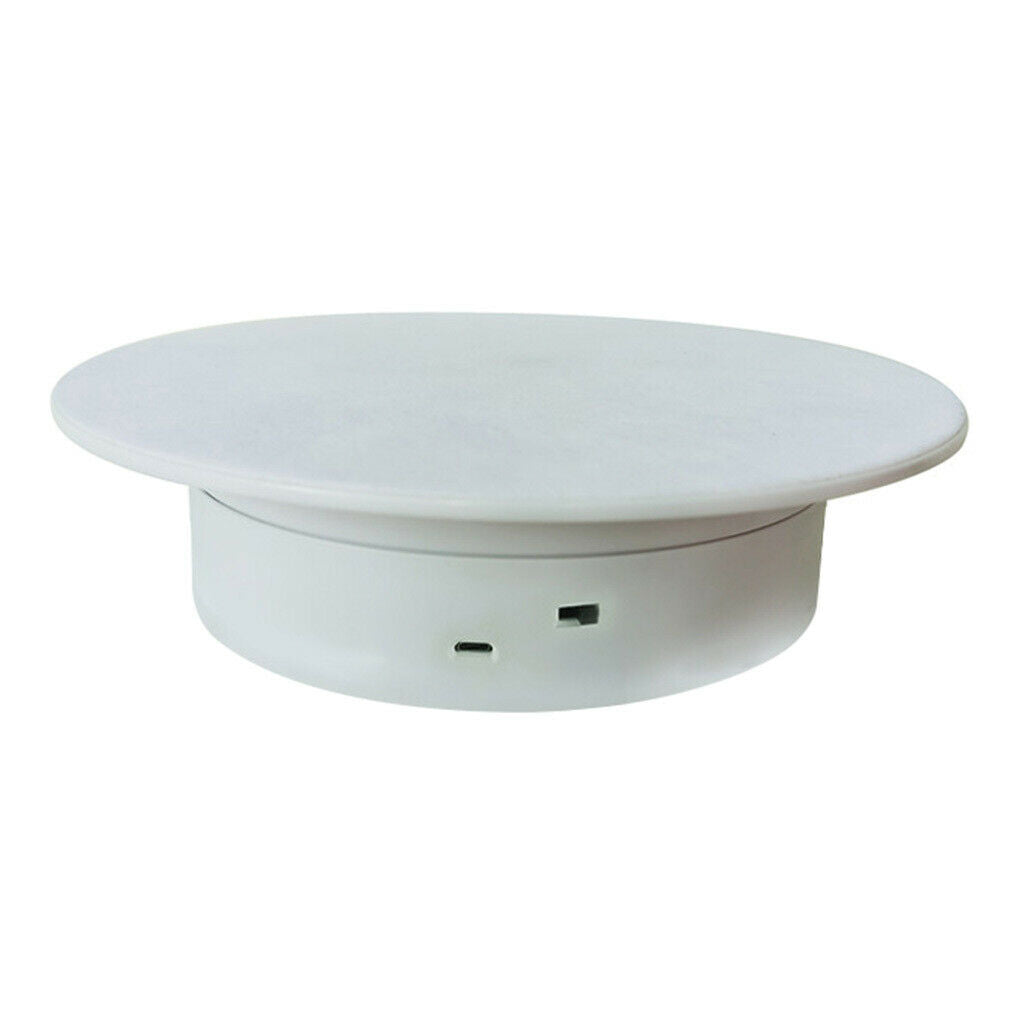 2pcs Electric Rotating Display Stand Turntable for Jewelry Watch