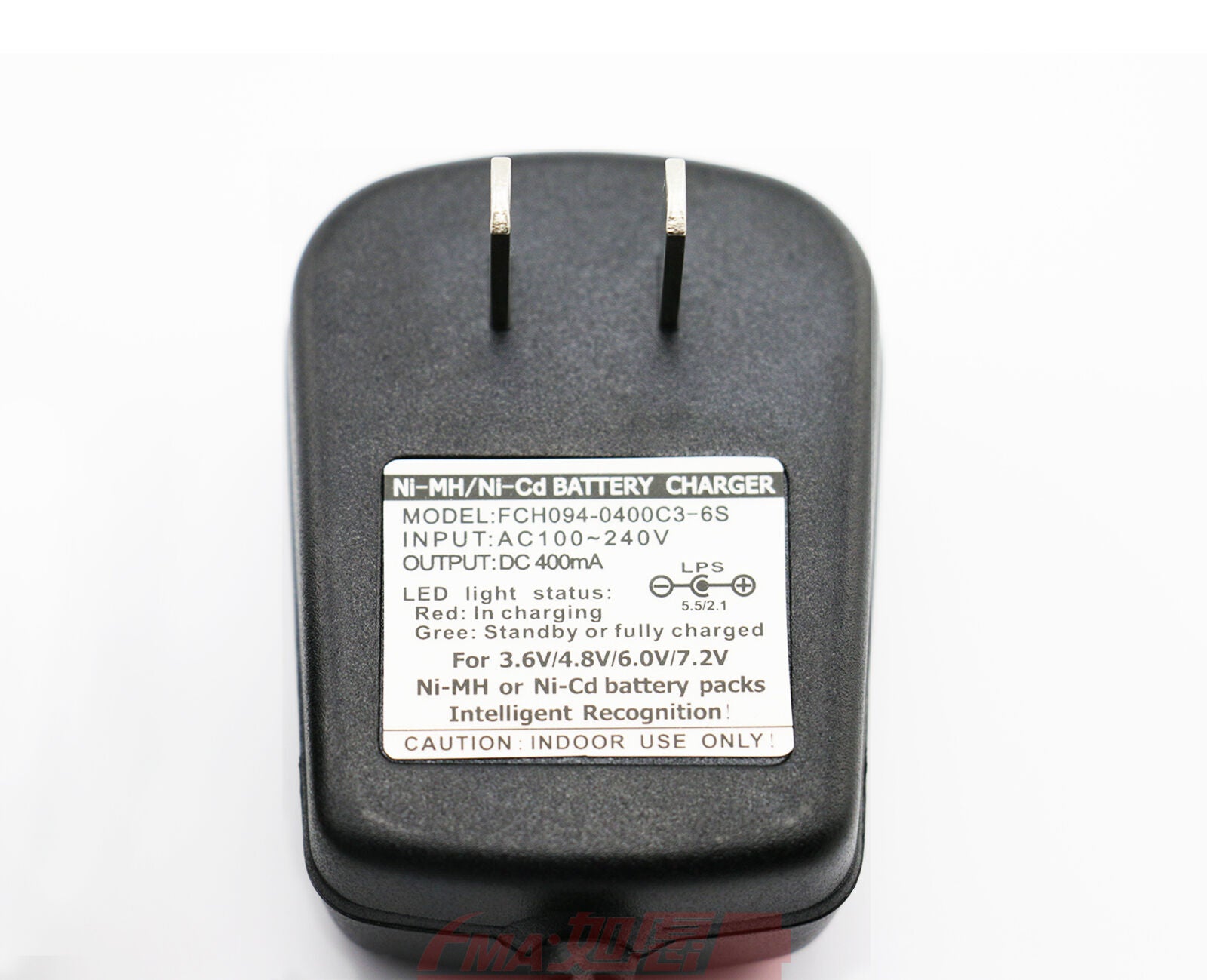 3.6V 4.8V 6V 7.2V Ni-MH Ni-Cd Battery Smart Charger Intelligent Auto Control LED