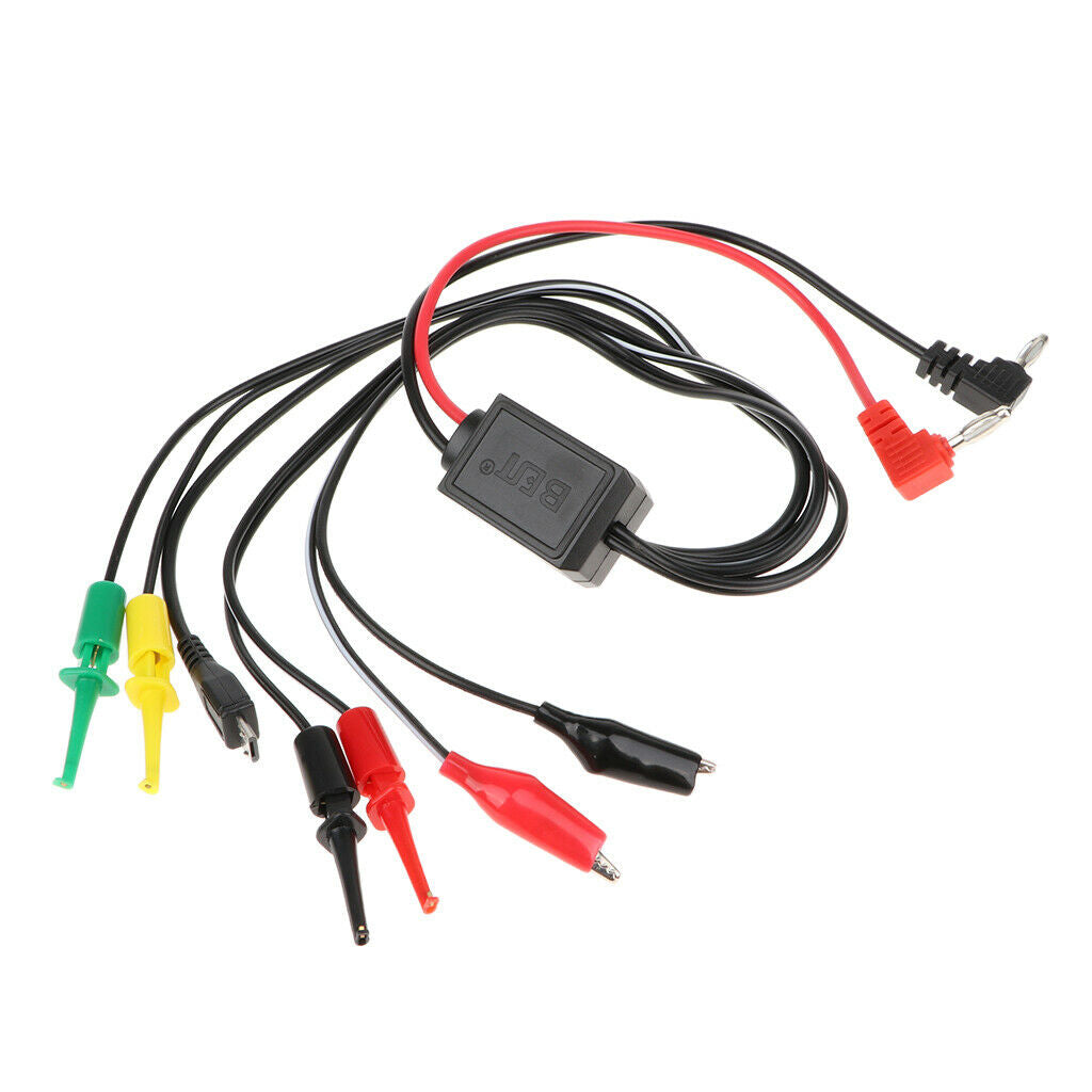 Multi Test  Kit Alligator Hook Banana Plug Clip Cables For Cell Phone