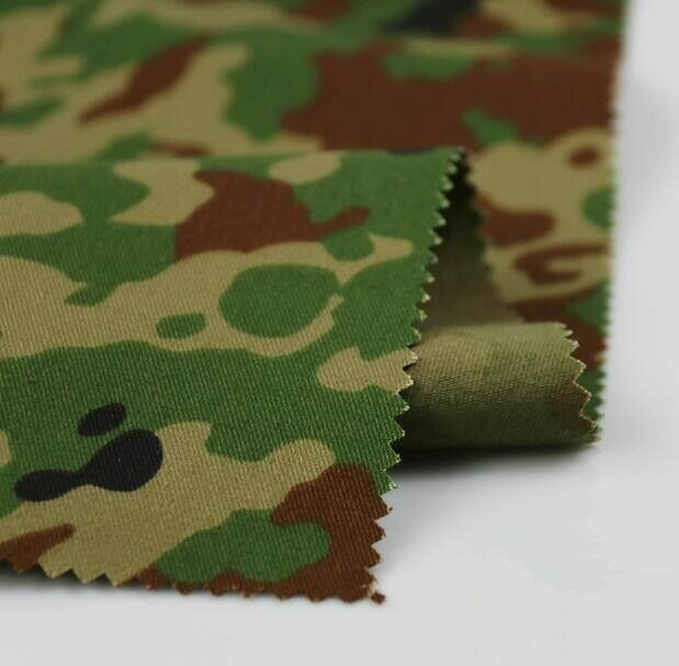 1.5M Width TC Jeitai Dots Camouflage Fabric Japanese Army Spot Camo Twill Cloth